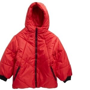 URBAN Republic Girls Quilted Hooded Puffer Jacket